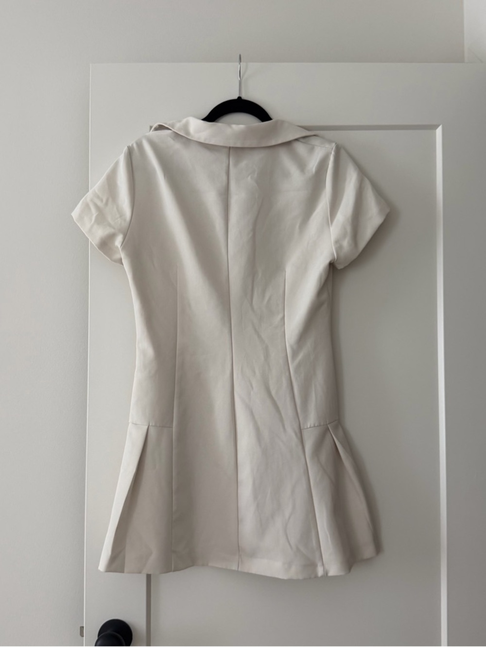 Zara Cream Collared Blouse - Picture 4 of 4